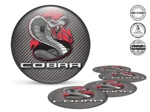 Wheel Emblem Logo Premium Domed Racing